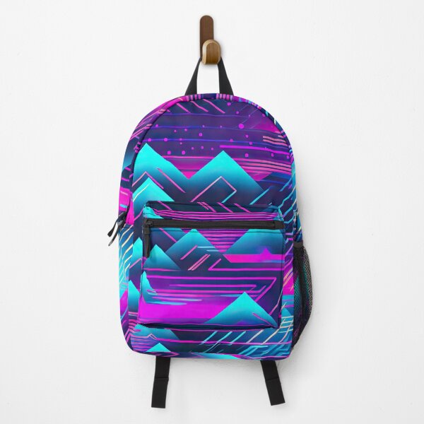 Item preview, 80s and 90s Retro Funky Pyramid Synthwave Pattern designed and sold by AeonAcademy.