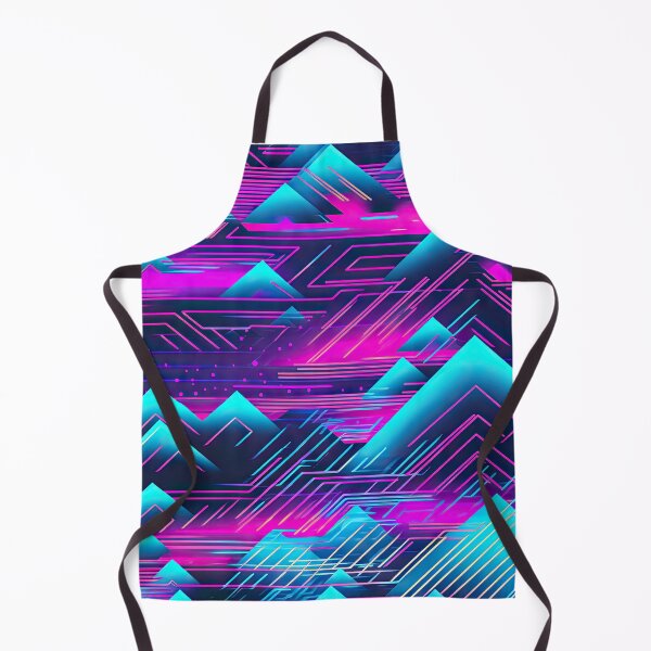 Item preview, 80s and 90s Retro Funky Pyramid Synthwave Pattern designed and sold by AeonAcademy.