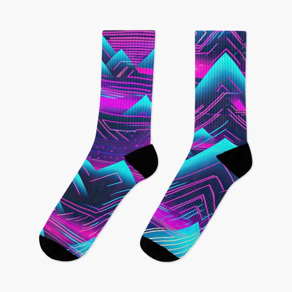 Item preview, 80s and 90s Retro Funky Pyramid Synthwave Pattern designed and sold by AeonAcademy.