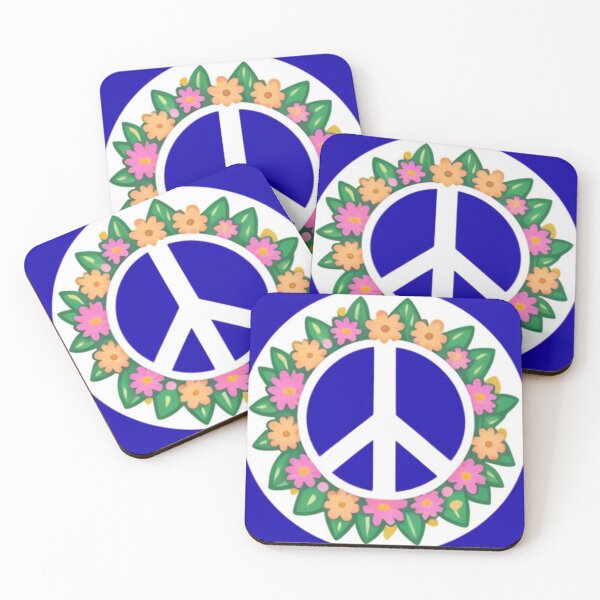 Item preview, Floral peace sign  designed and sold by Roxburylane.