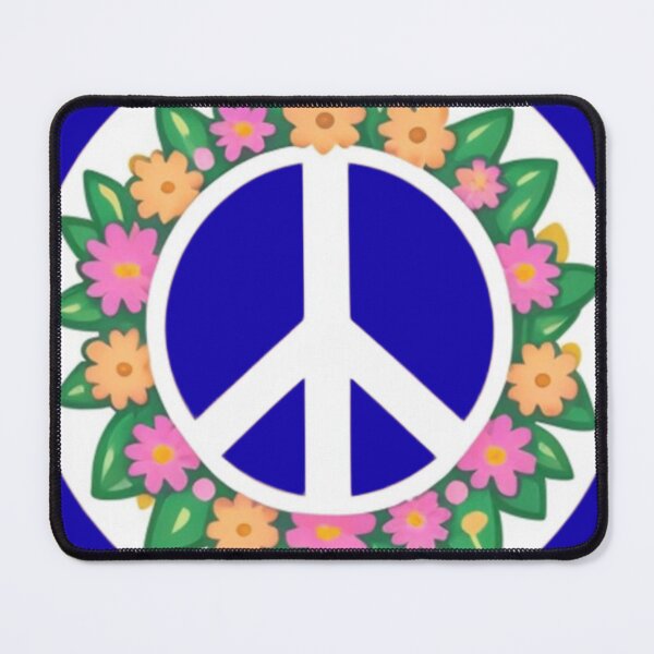 Item preview, Floral peace sign designed and sold by Roxburylane.
