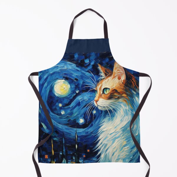 Item preview, Cat Starry Night designed and sold by Myra365Art.