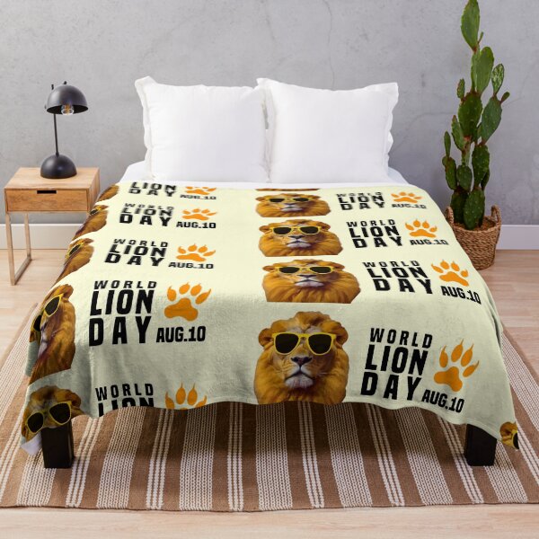 Item preview, 10 Aug. World Lion Day designed and sold by challengecafe.