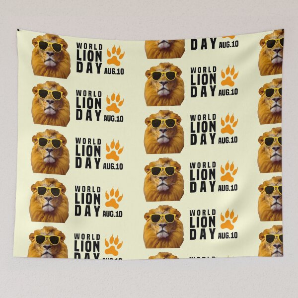 Item preview, 10 Aug. World Lion Day designed and sold by challengecafe.