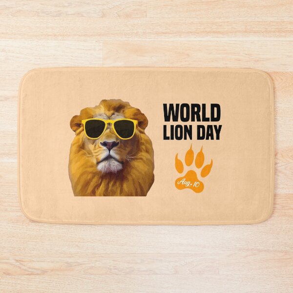 Item preview, 10 Aug. World Lion Day designed and sold by challengecafe.