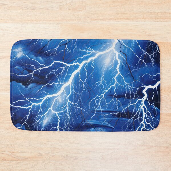 Item preview, Electricity Will Kill You Sapphire Blue Graphic T-Shirt Dress designed and sold by Digital-Art-Co.