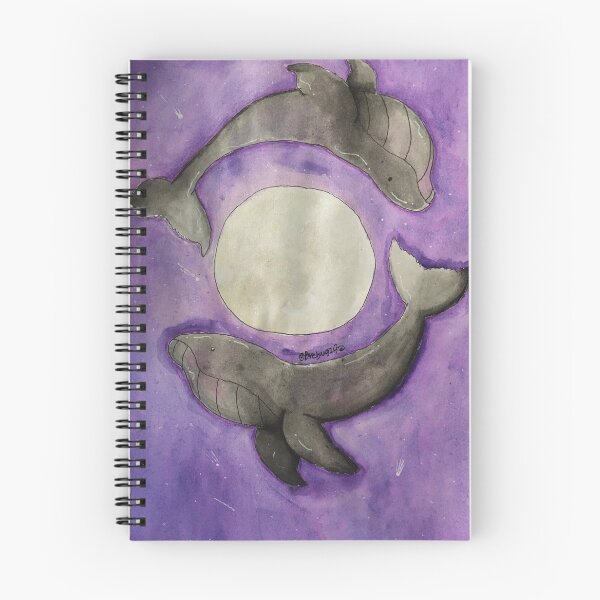 Item preview, Whales Surround Moon designed and sold by Bre-Bug-242.