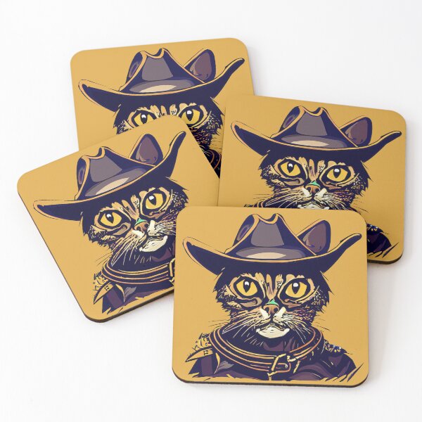 Item preview, Meowdy Cowboy Cat designed and sold by Ridaelb.