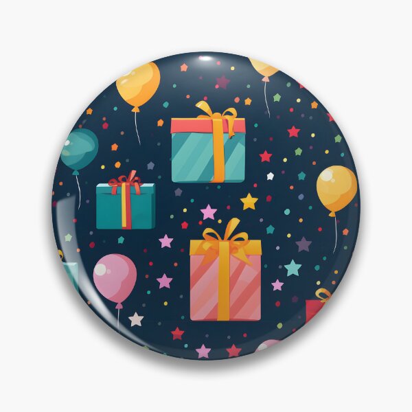 Item preview, Happy Birthday Party Celebration Pattern 12 designed and sold by DigitalPatternx.