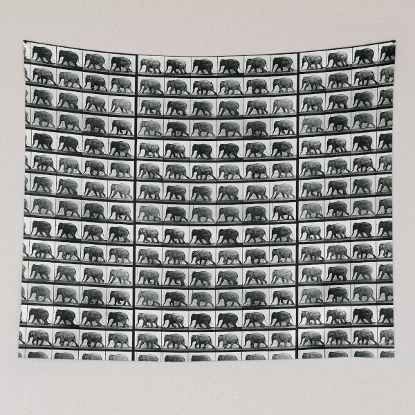 Item preview, Vintage Elephant in Motion, original designed and sold by DreamingBeetle.