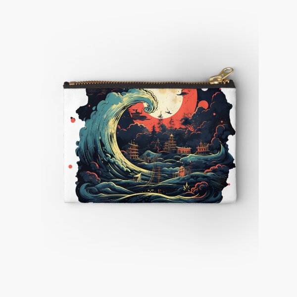 Item preview, Tsunami Waves At Sunset designed and sold by Flying Penguins.