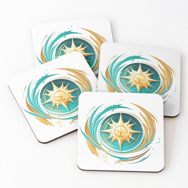 Item preview, Compass emblem on white background designed and sold by MiraCleAI.