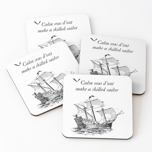 Item preview, A ship in the waves of the sea designed and sold by Bensalem95.
