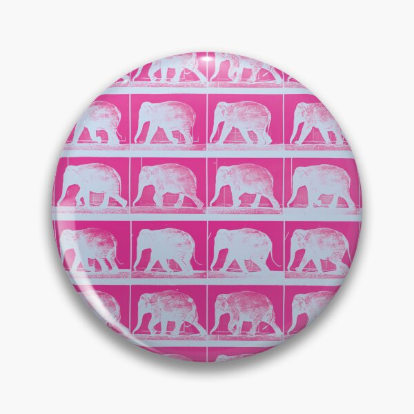 Item preview, Vintage Elephant in Motion, Cotton Candy designed and sold by DreamingBeetle.