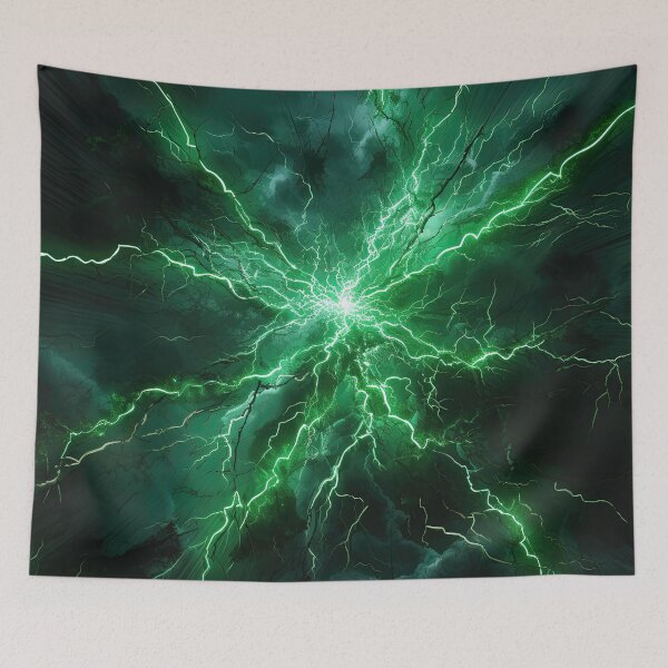 Item preview, Electricity Will Kill You Emerald Green Graphic T-Shirt Dress designed and sold by Digital-Art-Co.