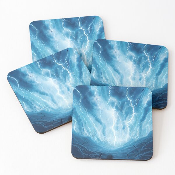 Item preview, Electricity Will Kill You Light Blue Graphic T-Shirt Dress designed and sold by Digital-Art-Co.