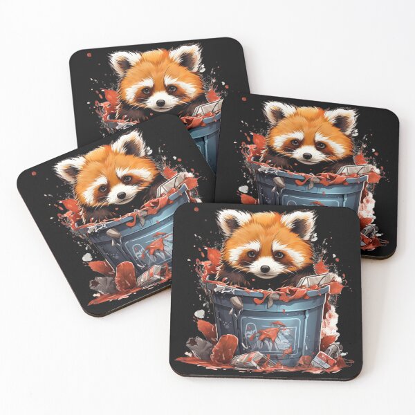 Item preview, Red Panda In Trash Cute Red Panda designed and sold by ArtFromBeyond.