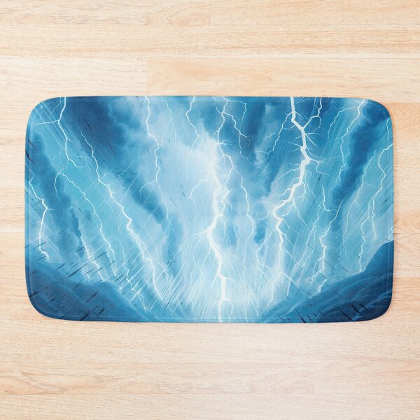 Item preview, Electricity Will Kill You Light Blue Graphic T-Shirt Dress designed and sold by Digital-Art-Co.