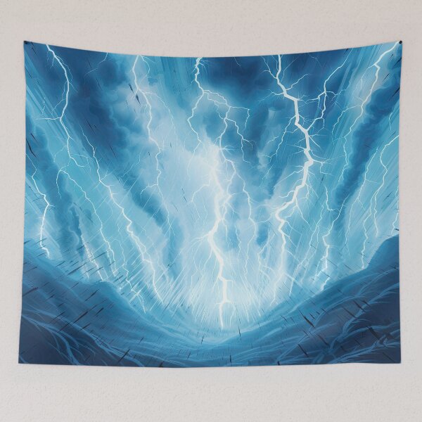 Item preview, Electricity Will Kill You Light Blue Graphic T-Shirt Dress designed and sold by Digital-Art-Co.