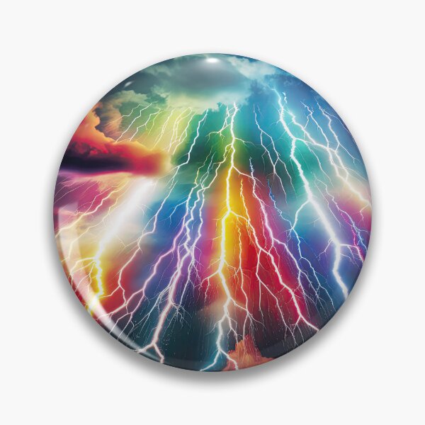 Item preview, Electricity Will Kill You Rainbow Graphic T-Shirt Dress designed and sold by Digital-Art-Co.