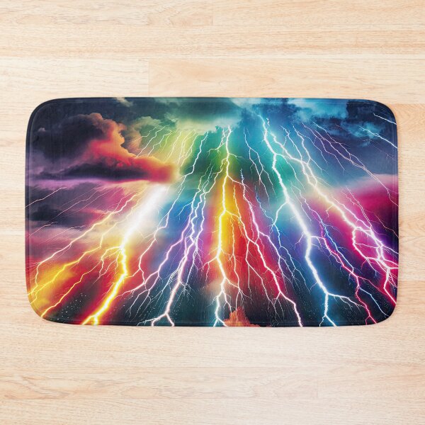 Item preview, Electricity Will Kill You Rainbow Graphic T-Shirt Dress designed and sold by Digital-Art-Co.