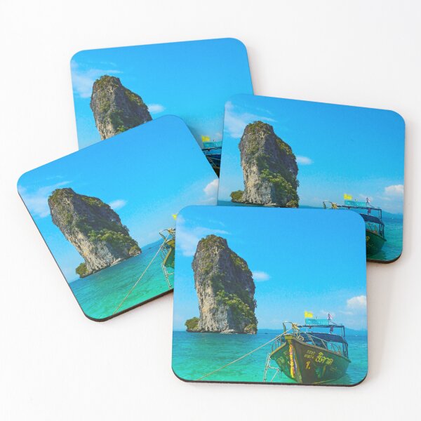 Item preview, Karst Tower and Long-Tailed Boat, Railay Beach designed and sold by Brian Shaw.