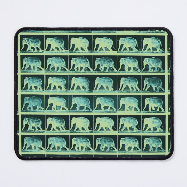 Item preview, Vintage Elephant in Motion, Rain Forest designed and sold by DreamingBeetle.