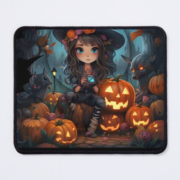 Item preview, Halloween Anime Chibi Kawaii Girl Funny Gift For Kids designed and sold by Chmielayka.