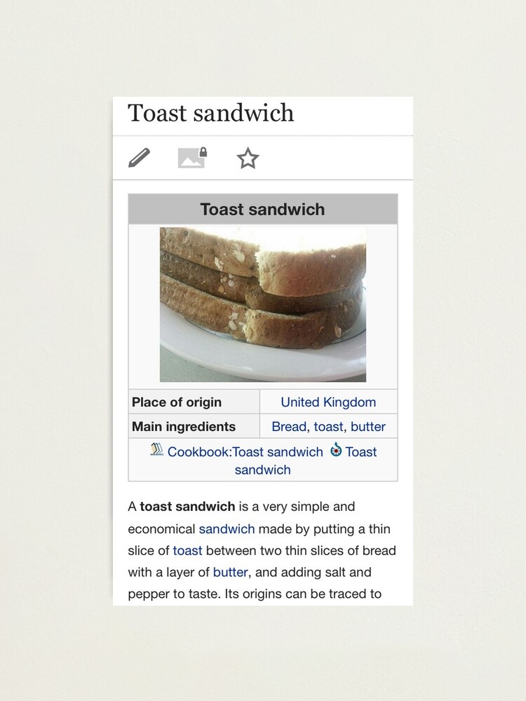 Toast (food) - Wikipedia