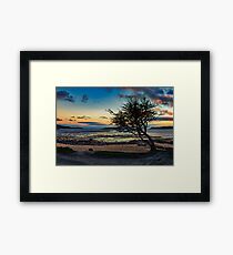 Rockcliffe Bay Sunset Framed Print