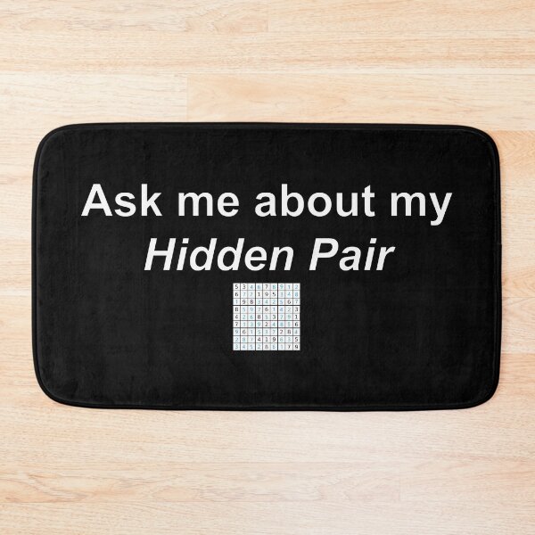 Item preview, Sudoku: Ask Me About My Hidden Pair Puzzle designed and sold by Stock-Wave.