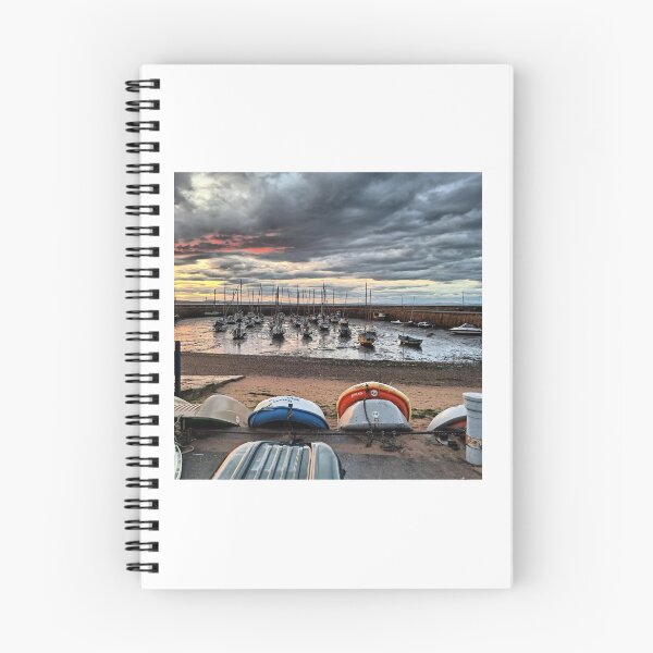Item preview, boats by the harbour in musselburgh designed and sold by sianemily.