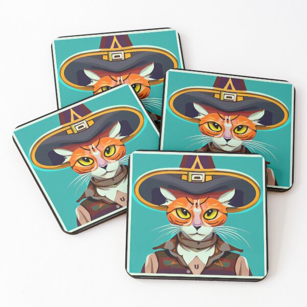 Item preview, Old West Cowboy Cat designed and sold by Ridaelb.