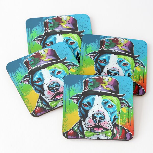 Item preview, Charming Rainbow Pitbull designed and sold by Ivan  Guaderrama.
