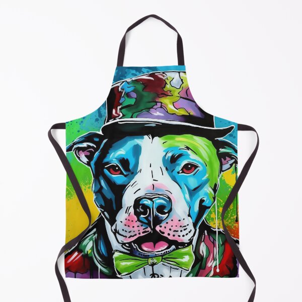 Item preview, Charming Rainbow Pitbull designed and sold by Ivan Guaderrama.