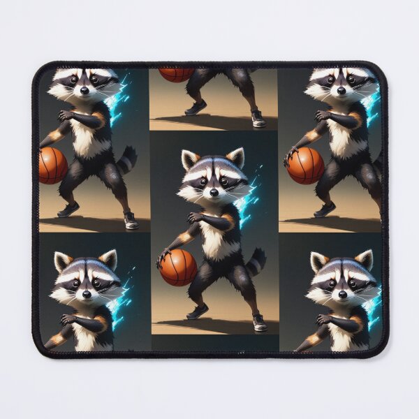Item preview, A cute and cool raccoon playing basketball designed and sold by Pelzi100.