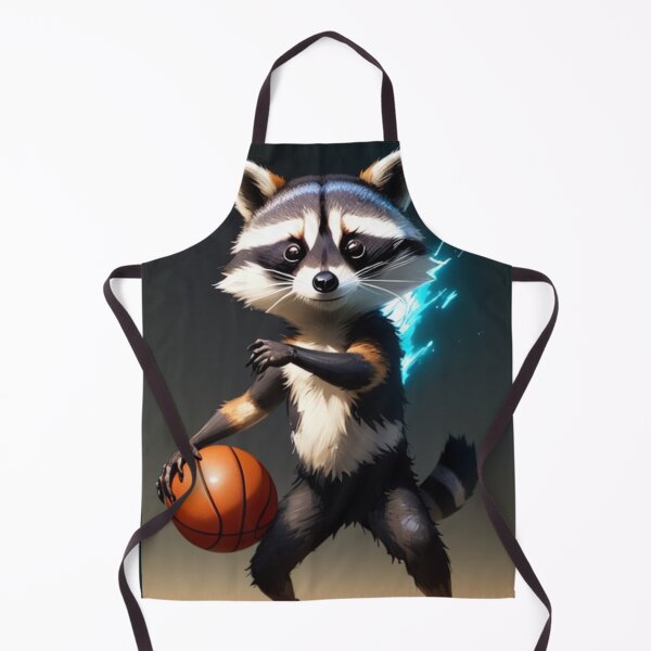 Item preview, A cute and cool raccoon playing basketball designed and sold by Pelzi100.