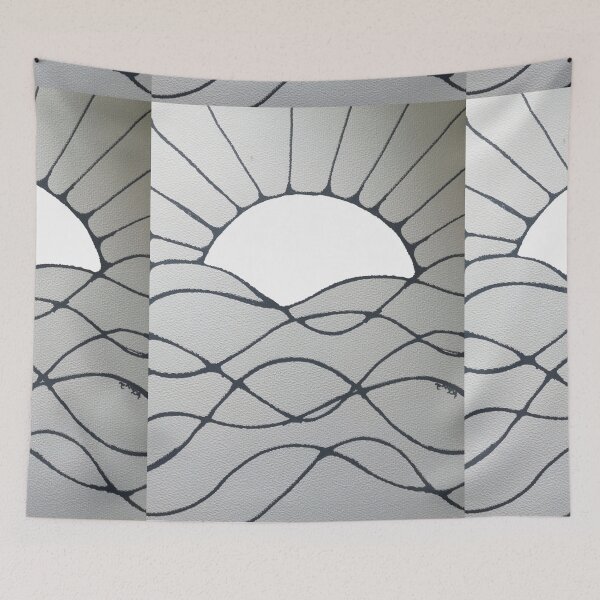 Item preview, black and white sunset designed and sold by CanDo20.