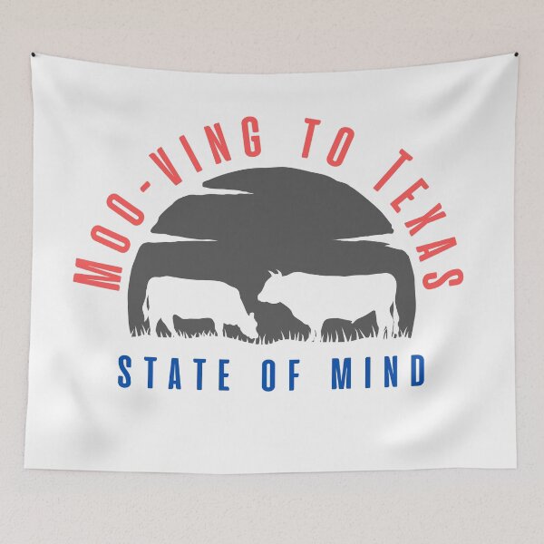 Item preview, Moo-ving to TEXAS designed and sold by Wioloos.