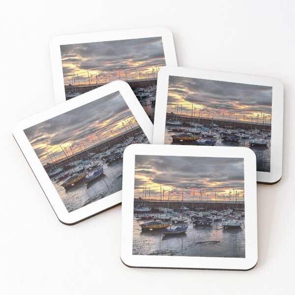 Item preview, Boats in the harbour in Musselburgh designed and sold by sianemily.