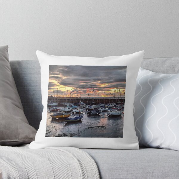 Item preview, Boats in the harbour in Musselburgh designed and sold by sianemily.