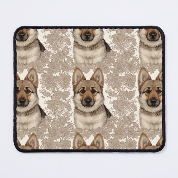 Item preview, Intricate German Shepard Puppy Drawn Pattern designed and sold by Theo-B.
