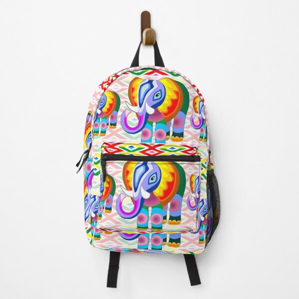 Item preview, Elephant Rainbow Colors Patchwork designed and sold by BluedarkArt.