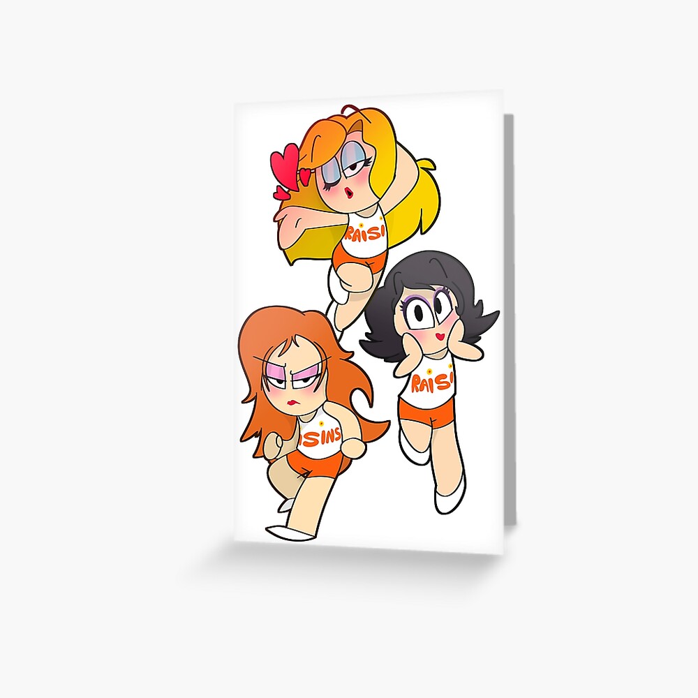 "Raisins Girls" Greeting Card by MissZiZi Redbubble