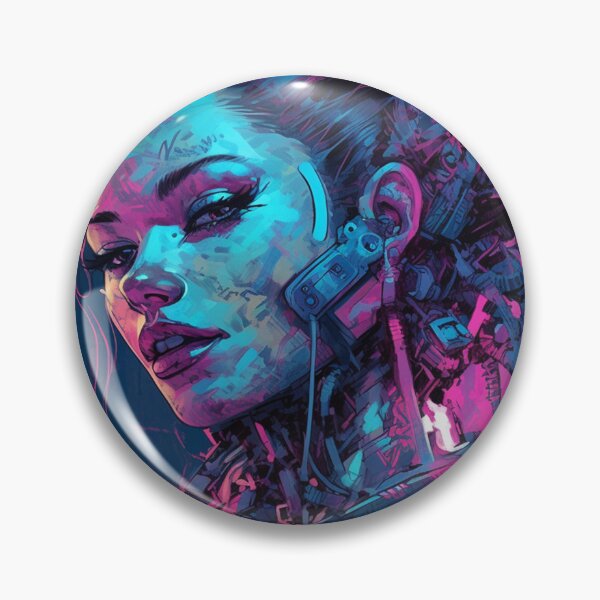 Item preview, Cyberpunk Vaporwave Girl  - Fading Away designed and sold by Splatter-arts.
