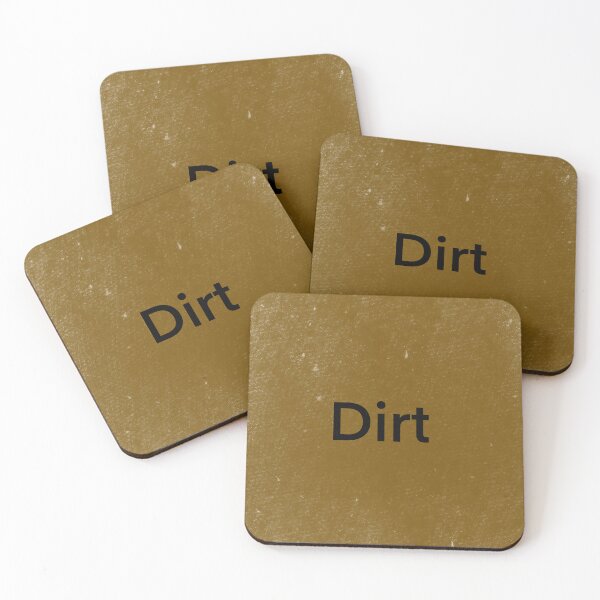 Item preview, The word dirt written off on the brown screen. designed and sold by lukesubbby.
