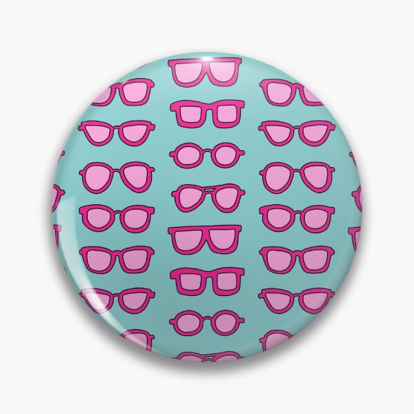 Item preview, Sunglasses Pattern (pink/aqua blue) designed and sold by Design Minds Boutique.