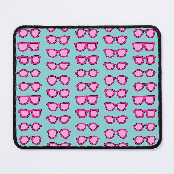 Item preview, Sunglasses Pattern (pink/aqua blue) designed and sold by Design Minds Boutique.