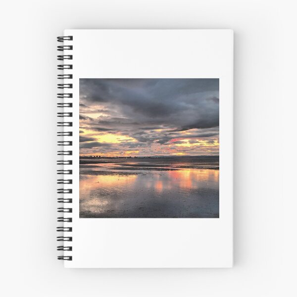 Item preview, sunset over a scottish harbor designed and sold by sianemily.