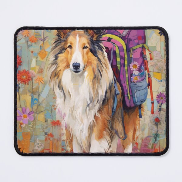 Item preview, Collie’s Floral Journey designed and sold by Ivan Guaderrama.